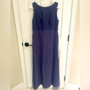 Vivian Dessy Diamond Dessy Creations Vintage Dark Lavender Dress Women’s Size 8